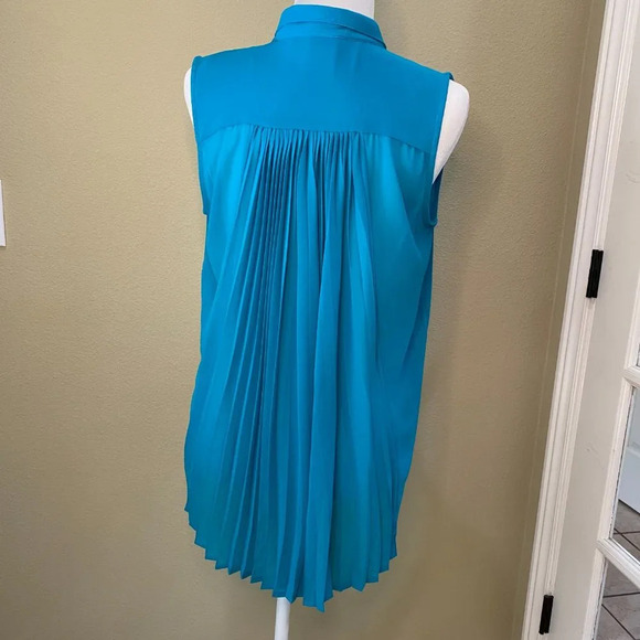 NORDSTROM Sparkle & Fade Pleated Tunic Top - M - Picture 2 of 8